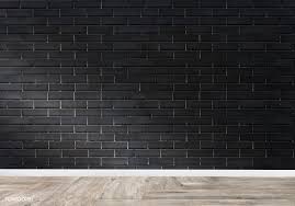 Empty Room With A Brick Wall Mockup Free Image By Rawpixel Com Black Brick Wall Empty Room Brick Wall
