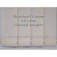 Easily trim the length of the blind to suit your size w122, drop 229cm / w48, drop 90in. Broadwell Cream Replacement Vertical Blind Slat 127mm 5 Wide