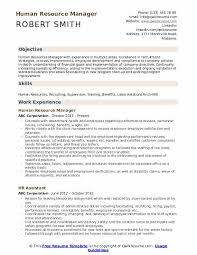Human Resource Manager Resume Samples Qwikresume