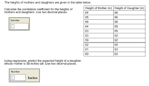 Some countries use feet and inches to measure height and others use centimeters or meters. The Heights Of Mothers And Daughters Are Given In The Chegg Com