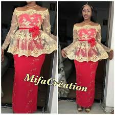 Ensemble pagne avec les motif du pagne au niveau du torse. 140 Idees De Top Modeles Tenue Africaine Mode Africaine Robe Africaine