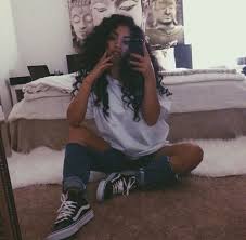 Baddie Black And White Vans Outfit Pin On V A N S