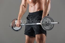 Maybe you would like to learn more about one of these? Side View Cropped Image Of A Strong Shirtless Male Bodybuilder Stock Photo C Deandrobot 8954844 Stockfresh