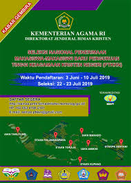 Temukan lowongan kerja guru agama kristen dan peluang kerja sejenis yang ditemukan oleh loker.my.id. Direktorat Jenderal Bimbingan Masyarakat Kristen Kementerian Agama Republik Indonesia