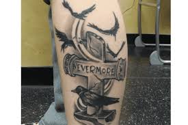 Maybe you would like to learn more about one of these? Edgar Allan Poe Raven Tattoo With Nevermore 20 Ideas Design Press