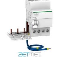 Schneider Acti 9 A9V02763 63 Amp Triple Pole + Neutral 415V Type A Vigi  iC60 Earth Leakage Add-on Block