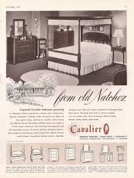 Natchez Cavalier Bedroom Furniture Ad From House And Garden October 1949 Cavaliers Bedroom Vintage Interior Design Bedroom Group