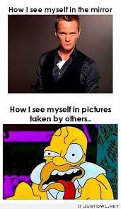 How I See Myself In The Mirror Vs In Pictures Funny Pictures Funny Memes Bad Friends