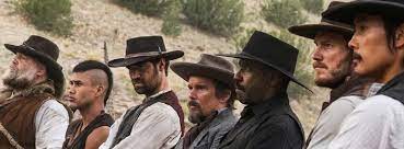 After her husband is killed by ruthless gold magnate, bartholomew bogue (peter sarsgaard), who wrested control of the rose creek. The Magnificent Seven 2016 Trailers And Reviews Flicks Co Za