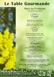 la table gourmande home la turbie menu prices restaurant reviews facebook