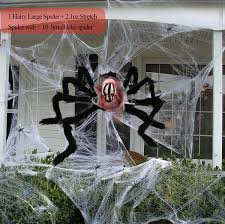 Maybe you would like to learn more about one of these? Halloween Giant Spider With Spider Web 30in Large Fake Hairy Skull Spider 130 Spft Super Stretch Spider Web 10 Small Plastic Spooky Spiders Scary Spider Props For Halloween Indoor Outdoor And Yard Creepy Decor Outdoor