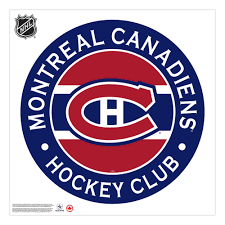 Free vector logo club de hockey canadien. Montreal Canadiens 36x36 Team Stripe Logo Repositional Wall Decal Hhofecomm