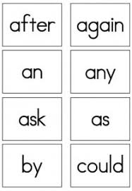 And lots that are specific to sight words! Dolch First Grade Sight Words Flash Cards Free Fabulous Printable