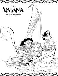 Kostenlose Malvorlage Vaiana Ausmalbild Vaiana Und Maui Zum Ausmalen