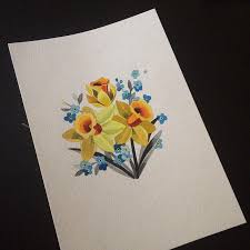 Sasha Unisex On Instagram Narcissus Forgetmenot Sashaunisex Watercolor Narcissus Flower Tattoos Sasha Unisex Narcissus Flower