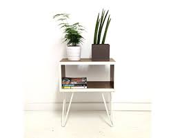 This is a gorgeous pair of faux bamboo brass bagues style enad tables. Hairpin Legs Table Mid Century Modern Tables Mid Century Bedside Table Side Table Retro Nightstand End Table Buy Online In Guatemala At Guatemala Desertcart Com Productid 53818681