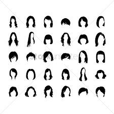 Getting it right though can give you that extra confidence you need and truly add to a new look. Set Of Women S Hairstyle Vector Image 1475995 Stockunlimited