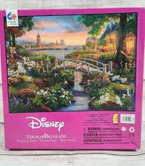 Thomas kinkade disney collection is a group of paintings inspired by great moments from famous walt disney movies this 750 piece puzzle features the 101 dalmatians walking across a bridge. Disney Thomas Kinkade 101 Dalmatians Jigsaw And 10 Similar Items