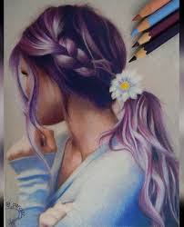 (i tend to use hairspray for black pencil drawings). This Is Amazing Credit To The Artist Color Pencil Art How To Draw Hair Pencil Art