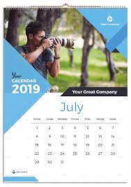 Wall Calendar 2019 Wall Calendar Kalender Desain