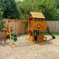 Ashberry Wooden Swing Set Wooden Swing Set Wooden Playset Wooden Swings
