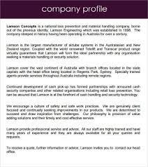 Henkel w as founded in 187 6. Company Profile Sample 7 Company Profile Template Company Profile Profile