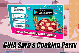 Dinner, drinks, and games makes for a complete party. Guia Sara S Cooking Party Game For Kitchen For Android Apk Download