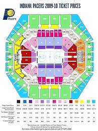 Pacers Seating Chart Inspirational Indiana Pacers Seating