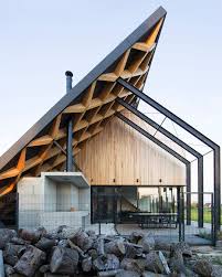 Zielony Dach Ze Spadkiem 45 Stopni Green Roof With A 45 Degree Slope Za Dachem House Behind The Roof B Unique House Design Roof Architecture Architecture