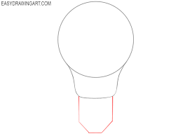 Finalize your light bulb by drawing the wire inside the bulb. How To Draw A Light Bulb Easy Drawing Art