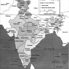 The map shows india, a country in southern asia that occupies the greater part of the indian subcontinent. Map Shows States Capital And Major Cities Of India Download Scientific Diagram