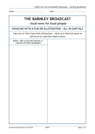 Eyfs Ks1 Ks2 Newspapers Teachit Primary Inside Report Writing Template Ks1 Fugozinsurance Ga Report Writing Template Writing Templates Report Writing