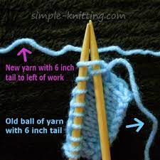 Follow these simple knitting instructions to knit wool slippers for yourself or as a gift. Joining Yarn In Knitting How To Add A New Ball Of Yarn