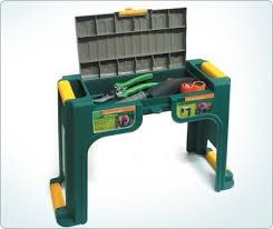 Multi Use Garden Kneeler Use As A Stool Or Kneeler Storage Compartment For Tools Durable And Strong With Garden Kneeler Garden Tools Garden Tool Storage