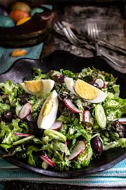 Easter Salad Eggs Olives Radishes Viktoria S Table Recipe In 2020 Main Dish Salad Recipes Easter Salad Recipes Easter Salad