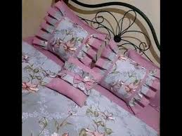 موديلات دراوات مفروشات صيفية للعرائس 2020 روعة جزء 3 Youtube Bed Sheet Painting Design Fancy Pillows Bed Cover Design