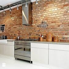 Pin By Lena Olaszewska On My Brick Wall Kitchen Exposed Brick Kitchen Brick Kitchen
