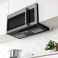 Apr 12, 2021 · connect the wires to the fan and the light, then attach the filters and grease guards onto the hood and tighten the screws to replace the hood cover. Medelniva Over The Range Microwave Stainless Steel Ikea