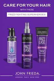 John Frieda Frizz Ease Collection Frizzy Hair Help Frizz Simple Prom Hair