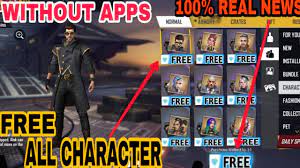 Check spelling or type a new query. How To Buy All Free Character In Free Fire Without Apps 100 Real News Gaming God Youtube
