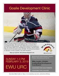 2019 EWU Goalie Clinic