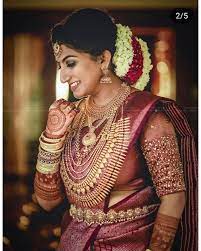 Pin By Suji Arun On Bridal Blouse Design Wedding Saree Blouse Designs Indian Wedding Hairstyles Kerala Bride
