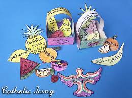 Catholic Fruits Of The Holy Spirit Printable For Kids 7 Craft Ideas Holy Spirit Craft Catholic Crafts Crafts