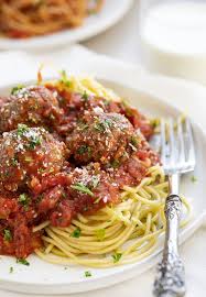 Impress Everyone With This Spaghetti With Meatballs Recipe By Making Your Own Marinara Sauce An Spaghetti And Meatballs Pasta Dishes Spaghetti Meatball Recipes