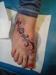 Swirls Foot Tattoo Done By Malitia Tattoo89 On Deviantart Swirl Tattoo Swirly Tattoo Tattoos