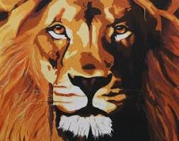 Student Spotlight Savannah Morgan Platt College Lion Painting Lion Art Pop Art Painting