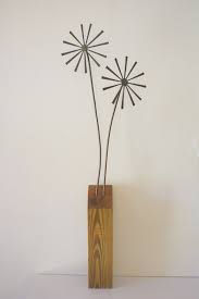 Brutalist Flower Sculpture 1 Flower Sculptures Mid Century Modern Sculpture