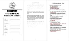 Salah satu tugas dan fungsi pokok seorang guru selain kegiatan mengajar di dalam kelas yaitu menyiapkan file administrasi perangkat. Perangkat Lengkap Administrasi Guru Kelas Sd Mi Terbaru Operator Sekolah
