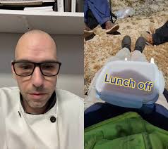 #duet with @Mateo Brown lunch off pappaaaa #chef #fyp #chefreactions