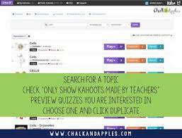 Must Try Classroom Tech Tool Kahoot Chalk Apples Classroom Tech Kahoot Classroom